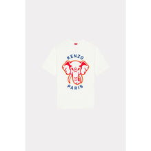 Men Kenzo Elephant Classic T-Shirt - Off White