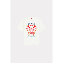 Men Kenzo Elephant Classic T-Shirt - Off White