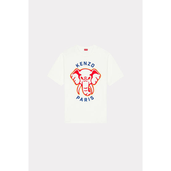 Men Kenzo Elephant Classic T-Shirt - Off White