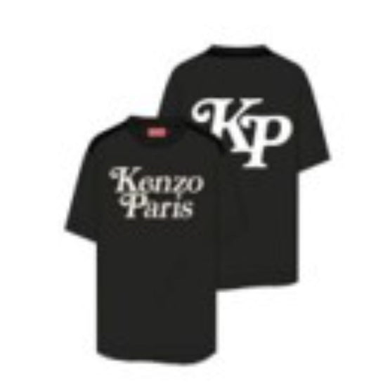 Men Kenzo By Verdy Oversize Tshirt - Black