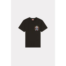 Men Drawn Varsity Slim T-Shirt - Black