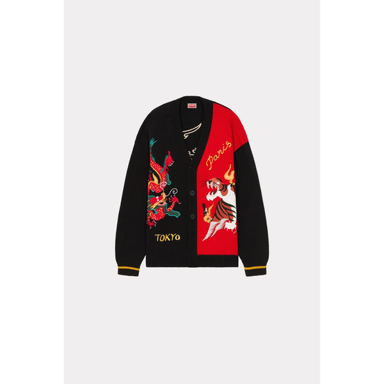 Men Rws Cny Embellished Cardigan - Black