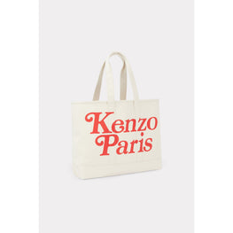 Men Large Tote Bag - Ecru