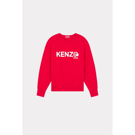Men Cny Oversize Sweatshirt - Cherry