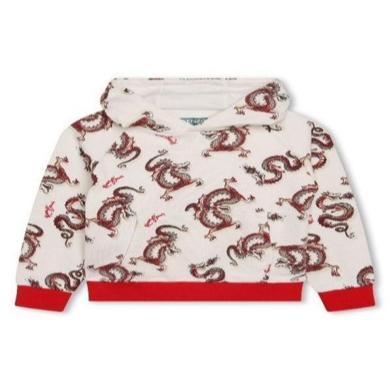 Kids Sweat A Capuche - Cream