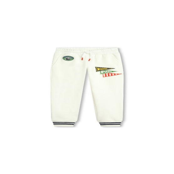 Kids Pantalon Jogging - White