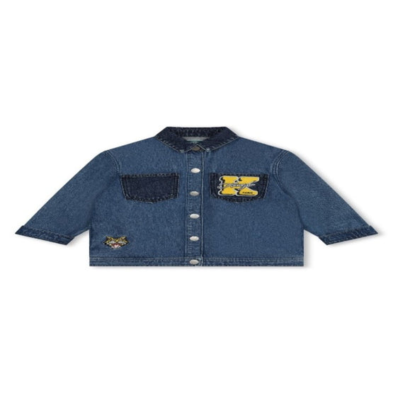 Kids Veste Denim - Electric Blue