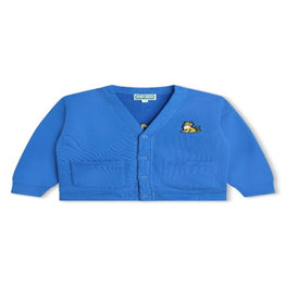 Kids Cardigan Molleton - Cobalt