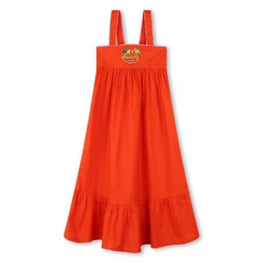 Kids Robe ? Bretelles En Popeline ( - Vermillion
