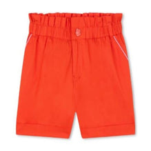 Kids Short En Popeline (100% Coton) - Vermillion
