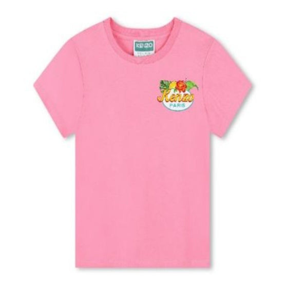 Kids Tee-Shirt En Jersey (100% Coto - Rose