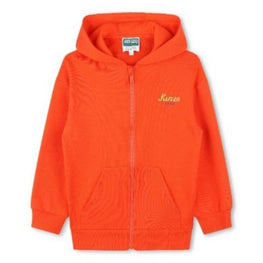 Kids Cardigan De Jogging En Molleto - Vermillion