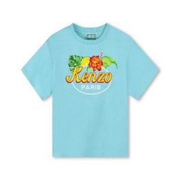 Kids Tee-Shirt En Jersey (100% Coto - Turquoise