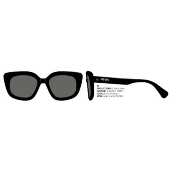 Men Lunette De Soleil - Black
