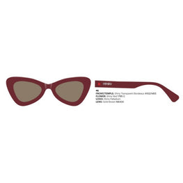 Women Lunette De Soleil - Bordeaux