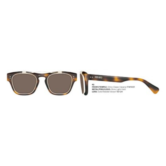 Men Lunette De Soleil - Dark Brown